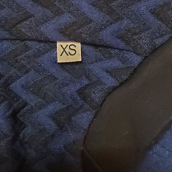 NWOT Pupwonders High-Neck Geometric Blue/Black Jacquard Knit Dog Sweater–Size XS - Picture 6 of 6